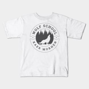 Wolf School - Kaer Morhen II - White - Fantasy Kids T-Shirt